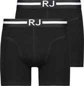 RJ Bodywear Onderbroek Breda Boxershort 2-pack Black Mannen Maat - M