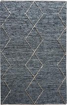 The Rug Republic Hand Woven FABRY Blue 160 x 230 cm CARPET