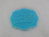 Zeep Happy birthday, Verjaardag, Blauw, Oceaangeur