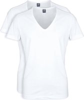 Diepe V hals 2-Pack Stretch T-Shirt - maat XL
