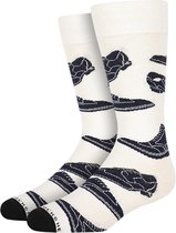 Heroes on Socks Nucky White Sokken maat 41-46