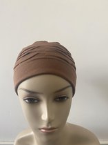 Kalo muts - Chemo muts - Dames muts - Muts - Alopecia - Hoofddeksel - Bruin