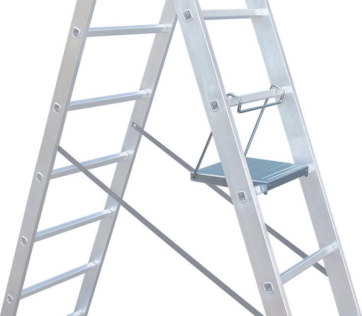 Escalo Voetbankje metaal voor ladder