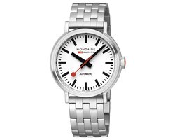 Mondaine MST.4161B.SJ - Horloge - Automatic - Staal - Zilverkleurig - 41mm