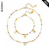 Ketting + armband Smile Multicolour