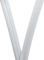 Biaisband wit - katoen 15mm - rol van 20 meter