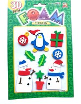 3d Foam Stickers | Kerst | Sneeuwpop | Maken | Cadeau | Kerstkaart