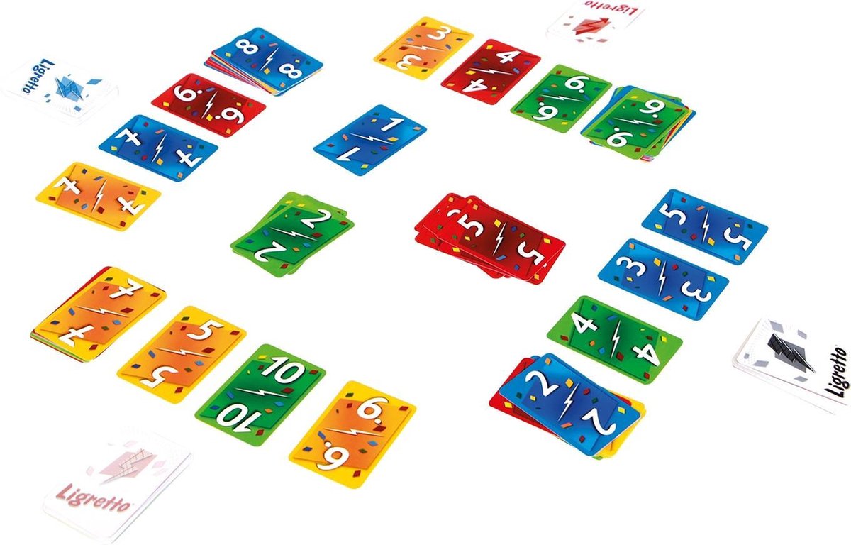 999 Games - Ligretto: Rood - Kaartspel - Iedereen speelt tegelijkertijd - Familiespel - Gezelschapsspel - Actiespel - Klein cadeautje — afbeelding 5