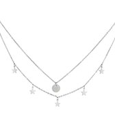 Roestvrij stalen ketting - Yehwang - Ketting - One size - Zilver