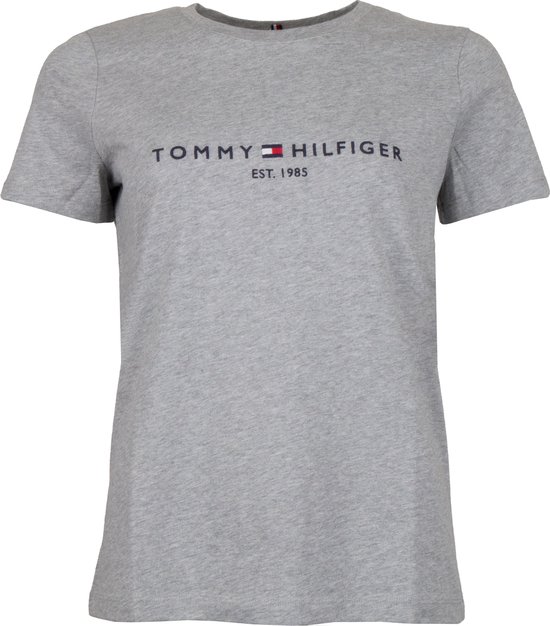 T-shirt femme Tommy Hilfiger gris - Taille M | bol