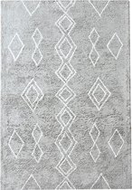 The Rug Republic Table Tufted, BREMEN Silver/Ivory 8 x 10 ft CARPET
