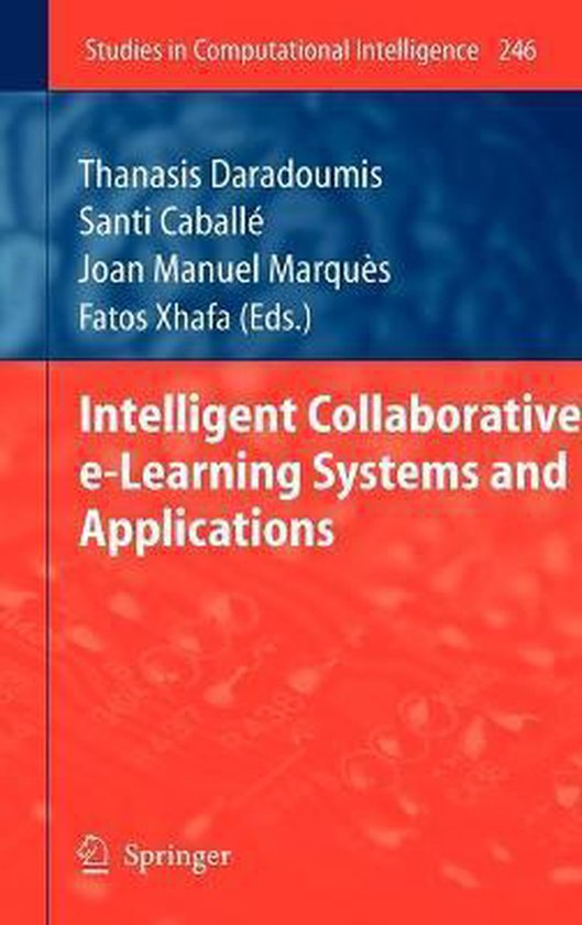 Intelligent Collaborative e-Learning Systems and Application ... - cover