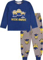 Marineblauwe warme pyjama met lange broek van Minions 110