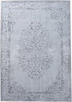 The Rug Republic Jacquard Woven CAMELLIA Ivory/Charcoal 120 x 180 cm CARPET