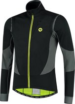 Rogelli Brave Winterjack - Fietsjack - Zwart/Grijs/Fluor - Heren - Maat 3XL