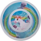 Eenhoorn - Serviesset - Kinderservies - Kom / Snackbakje - Multicolor - Kunststof - 2 stuks