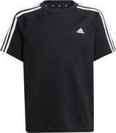 adidas - Sereno T-Shirt Youth - Voetbalshirt Kinderen - 128 - Zwart
