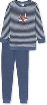 Schiesser Natural Love Jongens Pyjamaset - Donkerblauw - Maat 98