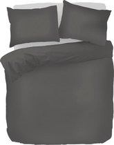 Beter Bed Select Dekbedovertrek Coco - 200 x 200/210/220 cm - antraciet