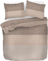 Beter Bed Select dekbedovertrek Lennon - 200 x 200/220 cm - taupe