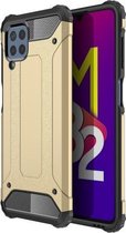 Voor Samsung Galaxy M32 5G Magic Armor TPU + PC Combinatie Case (Goud)