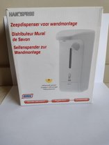 Quigg zeep/ alcoholgel dispenser voor wandmontage  met infra roodsensor op batterijen