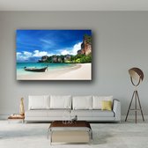 KEK Original - Natuur Thai Beach - wanddecoratie - 120 x 80 cm - muurdecoratie - Dibond 3mm -  schilderij