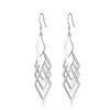 foto van Tibri 453 - Oorbellen - Zilveren oorhangers - 925 Zilver