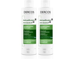 Vichy Dercos Technique Anti-Roos - Shampoo - voor normaal tot vet haar - 2x 200ml
