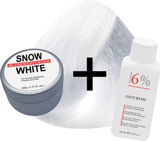 SnowWhite set 50gr - 6% Blondeer poeder