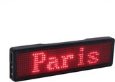 Panneau LED Premium - Bluetooth Text Sign LED - Multifonctionnel - Bar/Café/Restaurant - Apple & Android - Rouge