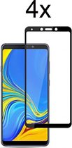 Samsung A9 2018 Screenprotector - Beschermglas Samsung galaxy A9 2018 Screen Protector Glas - Full cover - 4 stuks