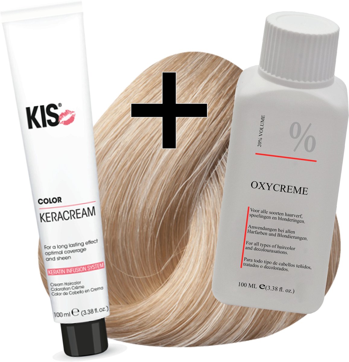 KIS haarverfset - 10SG Super goudblond - haarverf & waterstofperoxide