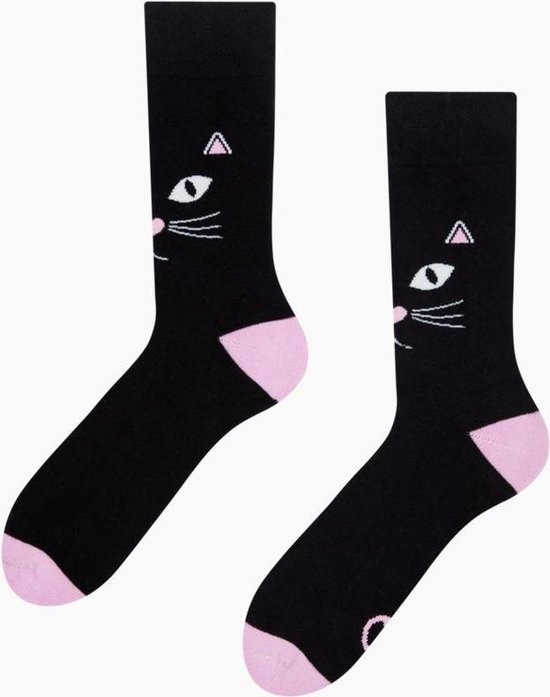 Good Mood dikke sokken Zwarte Katten - Dedoles unisex maat 39-42
