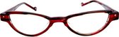 Leesbril - Aptica Couture Delano Rood - Sterkte +1.00 - Acetate Frame