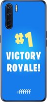 6F hoesje - geschikt voor OPPO A91 - Transparant TPU Case - Battle Royale - Victory Royale #ffffff