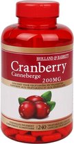 Holland & Barrett - Cranberry 200mg - 240 Capsules - Supplementen