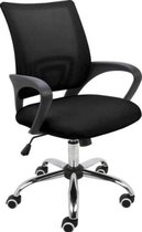 WESTWALL Milan bureaustoel - ergonomisch - verrijdbaar - H111,5 x B50 x D53cm - zwart