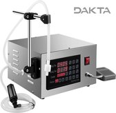 Dakta® Vulmachine | 5 - 3500 ml | Pneumatisch | Sauzen flessen vuller | Vloeistoffen | Vulautomaat | Anti lek | Hittebestendig | Met voetpedaal