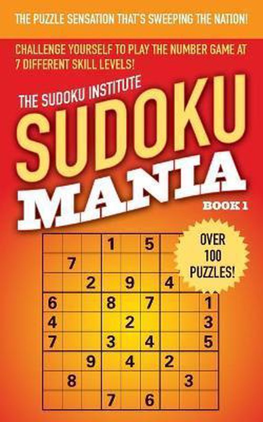 Sudoku Mania Book 1 Sudoku Institute 9781476788340 Boeken Bol