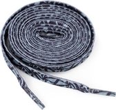 Platte schoenveter | Multi-color | Zwart | 100cm