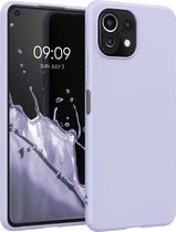 kwmobile telefoonhoesje voor Xiaomi 11 Lite (5G) NE / Mi 11 Lite (5G) - Hoesje voor smartphone - Back cover in pastel-lavendel