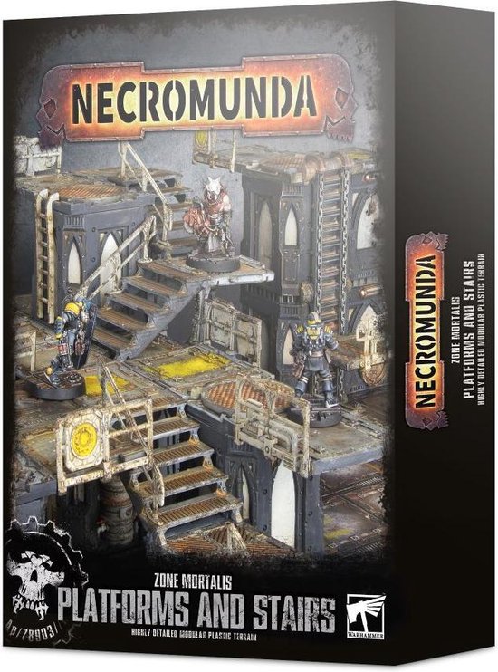 Afbeelding van het spel Necromunda Zone Mortalis Platforms and Stairs