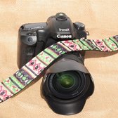 Universele Camerariem met Polka Dots - Camera Schouderband - Neck Strap Band voor DSLR / Nikon / Canon / Sony