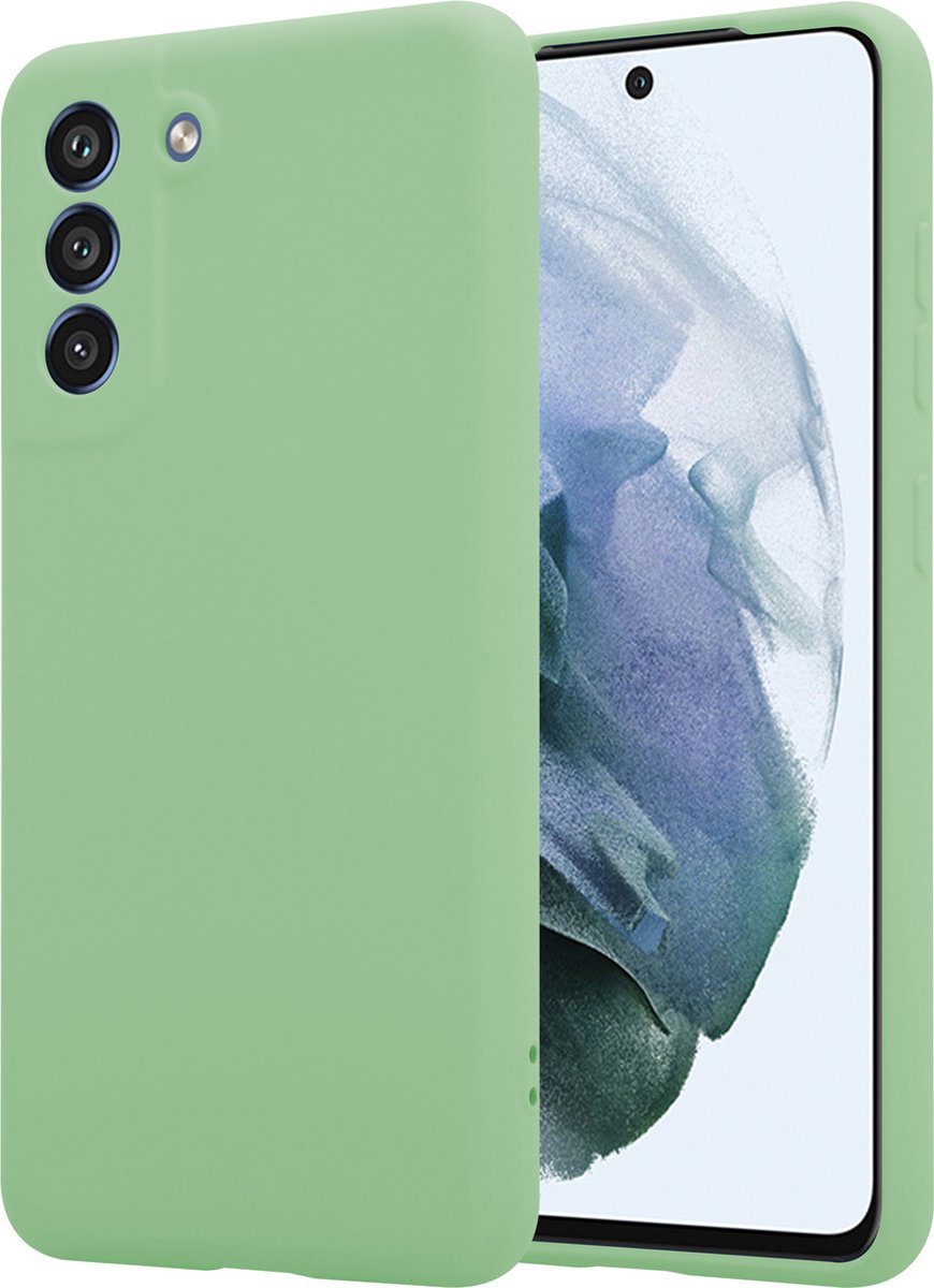 Coque Silicone Samsung Galaxy S21 FE (vert foncé) 