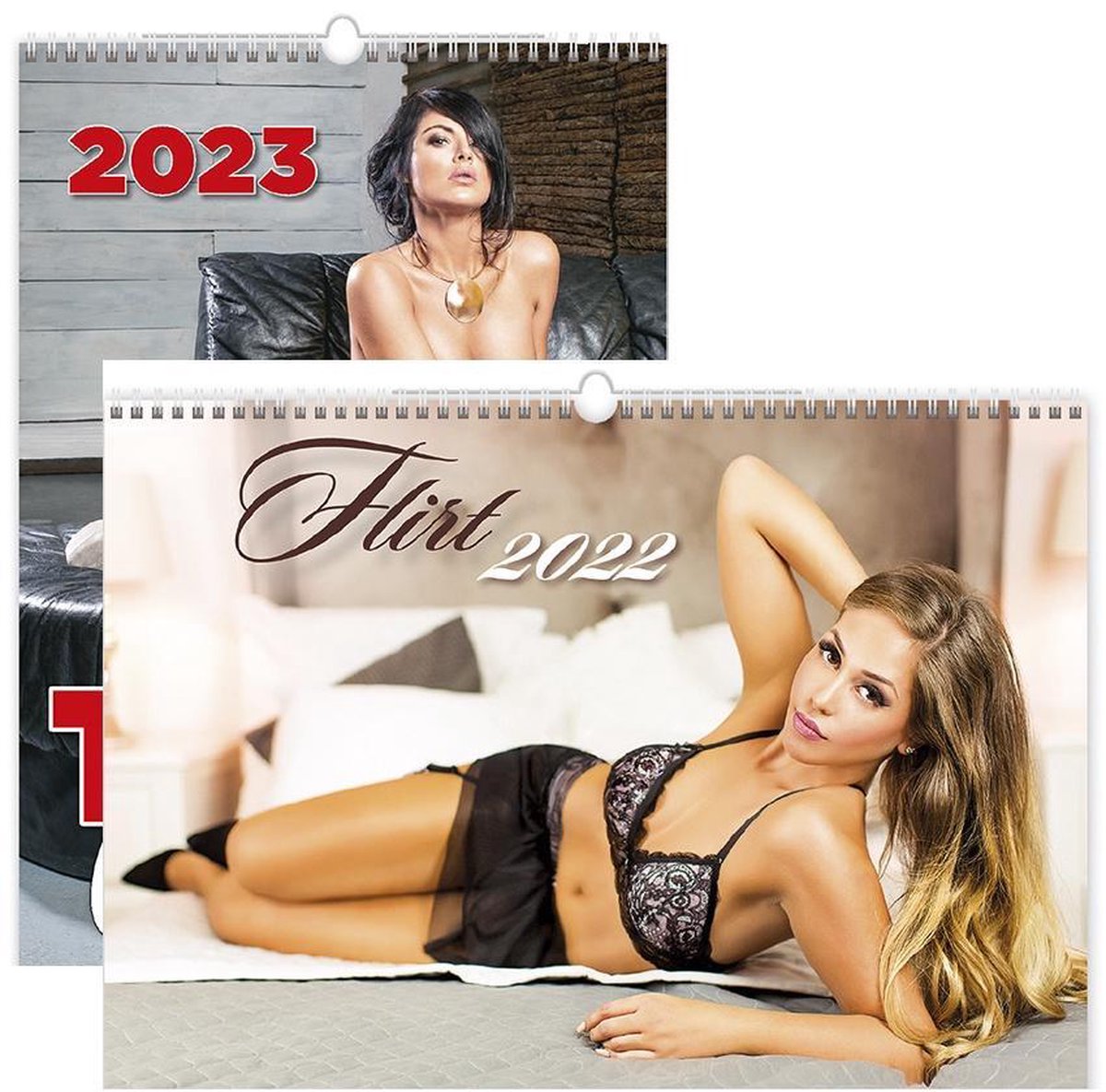 Erotiek C163-22-23 Flirt 2022 Kalpa Wandkalender + gratis Topgirls 2023  bol.com