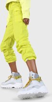 Buffalo London Gisele White Leather Wit - Maat 40
