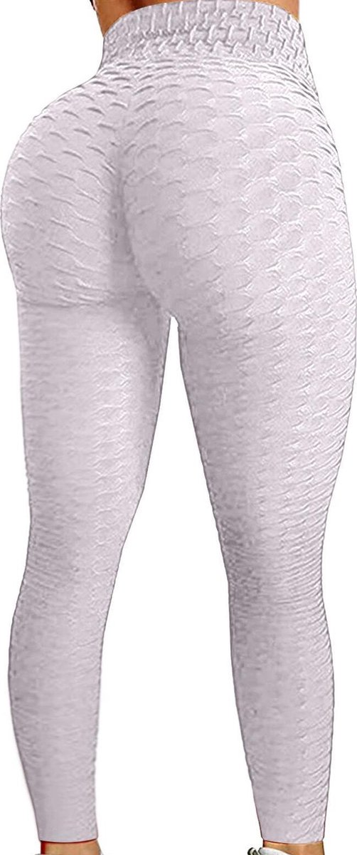 Miresa - Sexy Sportleggings / Fitness & Yoga Leggings - Wit - Maat S