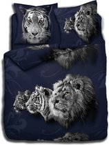 Dekbedovertrek Strijkvrij Katoen Lion 200x200