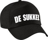 Zwart vrijgezellenfeest petje De Sukkel heren - Vrijgezellenfeest man artikelen/ petjes